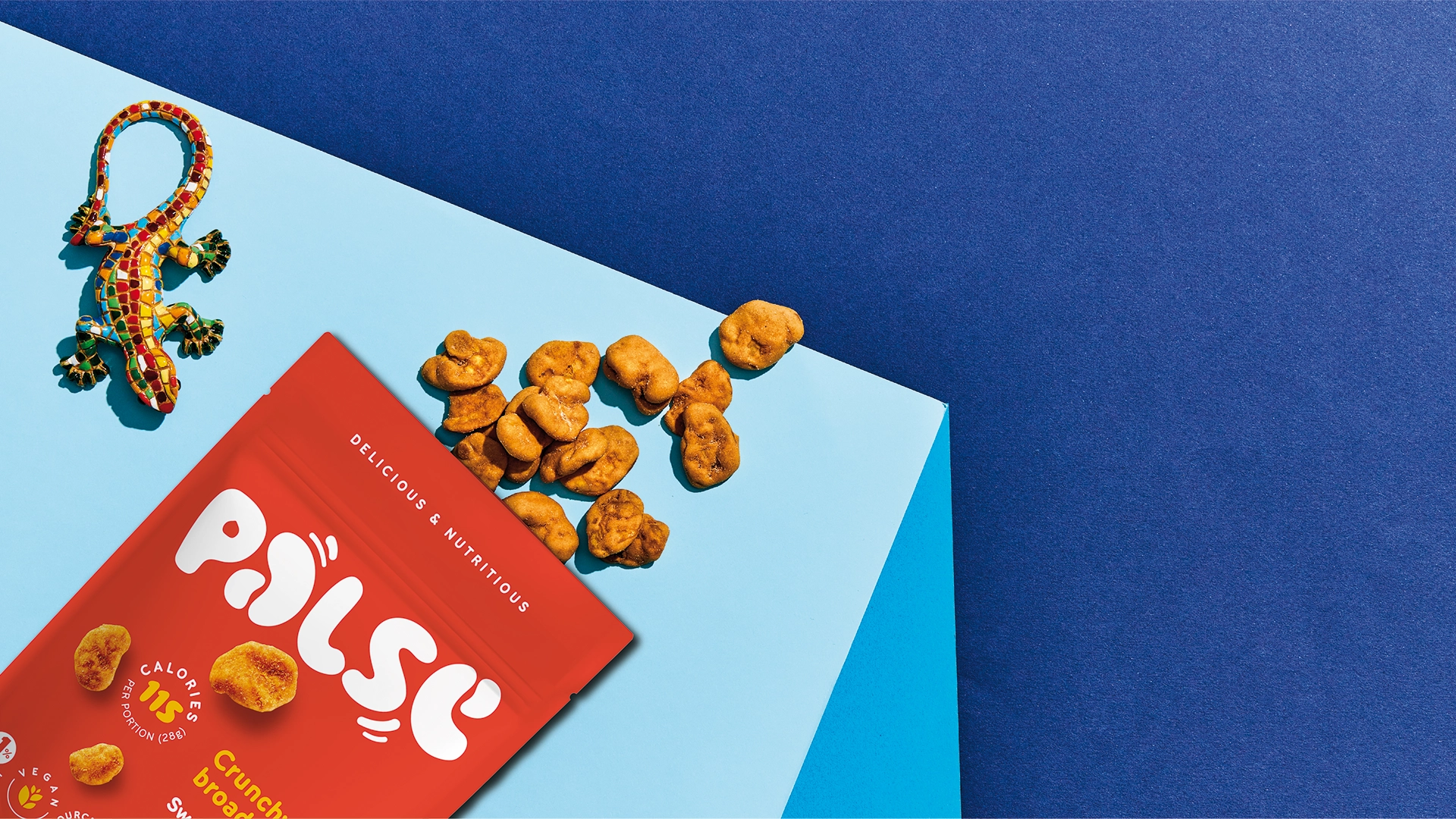 Pulse snacks σε τραπέζι